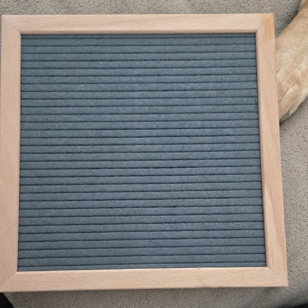 Wood Framed Letter Board